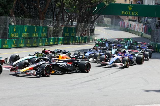 first start, Max Verstappen Red Bull , Race, Monaco Grand Prix, Motorsport, Men, Formula 1, 26 05 2024 Monte Carlo Monaco MCO Copyright: xkolbert-press ChristianxKolbertx