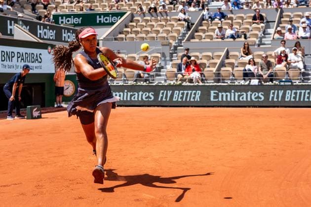 Roland Garros 2024 - Osaka - Bronzetti Women s singles first round Naomi Osaka of Japan during Women s Singles 1st round match against Lucia Bronzetti of Italy at the French Open Roland Garros Grand Slam tennis tournament in Paris, France on May 26, 2024. Photo by Alexis Jumeau ABACAPRESS.COM Paris France  Copyright: xJumeauxAlexis ABACAx