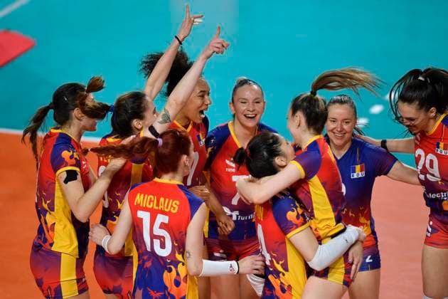 Volleyball, Frauen, European Golden League, Rumänien - Schweden BLAJ - VOLEI - GOLDEN LEAGUE - 26 MAI 2024 Meciul de volei feminin contand pentru CEV European Golden League 2024 dintre Romania si Suedia, desfasurat la Blaj, 26 mai 2024. Inquam Photos Alex Nicodim Copyright: xAlexxNicodimx