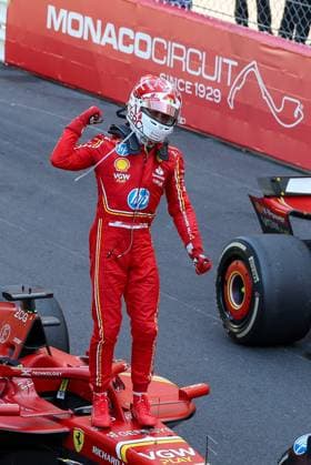 Winner of the 81 Monaco GP, Charles Leclerc Scuderia Ferrari HP , Race, Monaco Grand Prix, Motorsport, Men, Formula 1, 26 05 2024 Monte Carlo Monaco MCO Copyright: xkolbert-press ChristianxKolbertx