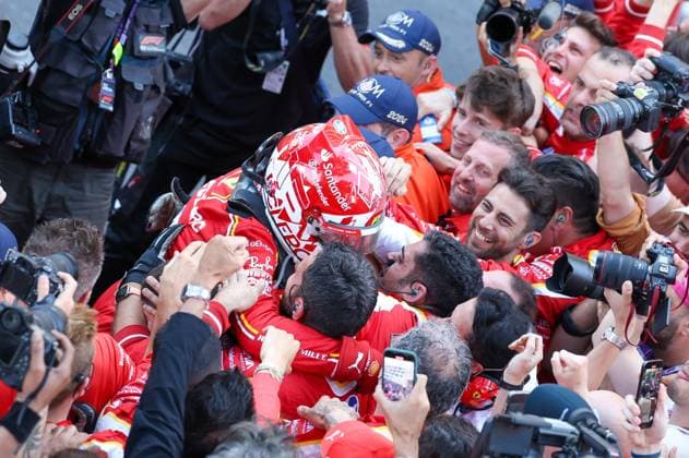 Winner of the 81 Monaco GP, Charles Leclerc Scuderia Ferrari HP , Race, Monaco Grand Prix, Motorsport, Men, Formula 1, 26 05 2024 Monte Carlo Monaco MCO Copyright: xkolbert-press ChristianxKolbertx