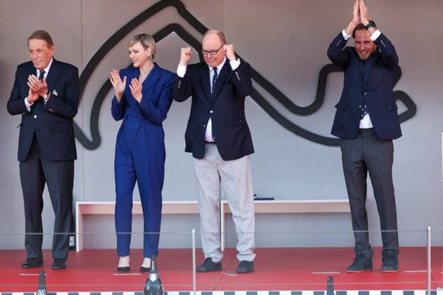 Fuerstin Charlene of Monaco and Fuerst of Monaco Albert II, Race, Monaco Grand Prix, Motorsport, Men, Formula 1, 26 05 2024 Monte Carlo Monaco MCO Copyright: xkolbert-press ChristianxKolbertx