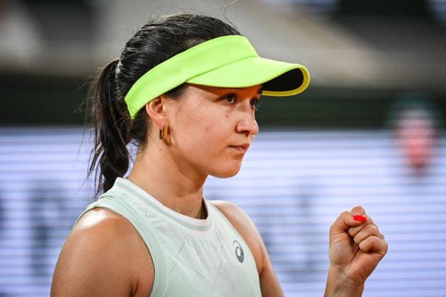 May 26, 2024, Paris, France, France: Eva LYS of Germany celebrates his point during the first day of Roland-Garros 2024, French Open 2024, Grand Slam tennis tournament at the Roland-Garros Stadium on May 26, 2024 in Paris, France. Paris France - ZUMAm308 20240526_zsp_m308_033 Copyright: xMatthieuxMirvillex