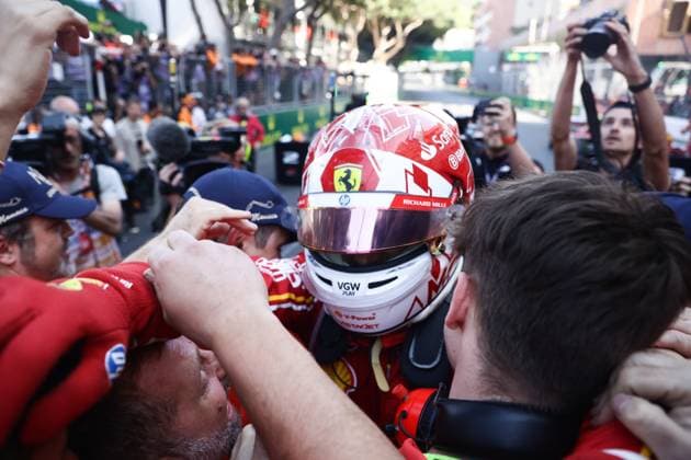F1 Grand Prix Of Monaco 2024 Charles Leclerc of Ferrari after Grand Prix of Monaco at Circuit de Monaco in Monaco on May 26, 2023. Monaco Monaco  Copyright: xJakubxPorzyckix originalFilename:porzycki-f1grandp240526_npL1m.jpg
