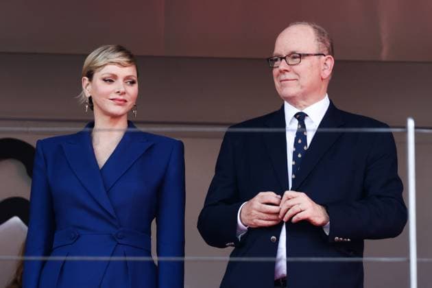F1 Grand Prix Of Monaco 2024 Princess Charlene of Monaco and Prince Albert of Monaco after Grand Prix of Monaco at Circuit de Monaco in Monaco on May 26, 2023. Monaco Monaco  Copyright: xJakubxPorzyckix originalFilename:porzycki-f1grandp240526_npy1l.jpg