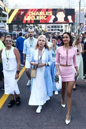 F1 Grand Prix Of Monaco 2024 Pascale Leclerc and Alexandra Saint-Mleux after Grand Prix of Monaco at Circuit de Monaco in Monaco on May 26, 2023. Monaco Monaco  Copyright: xJakubxPorzyckix originalFilename:porzycki-f1grandp240526_npFmN.jpg
