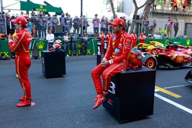 55 Carlos Sainz ESP, Scuderia Ferrari HP , F1 Grand Prix of Monaco at Circuit de Monaco on May 26, 2024 in Monte Carlo, Monaco Photo by HOCH ZWEI Monte Carlo Monaco