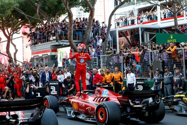 16 Charles Leclerc MCO, Scuderia Ferrari HP , F1 Grand Prix of Monaco at Circuit de Monaco on May 26, 2024 in Monte Carlo, Monaco Photo by HOCH ZWEI Monte Carlo Monaco