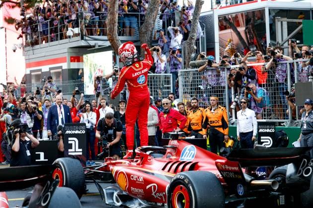 16 Charles Leclerc MCO, Scuderia Ferrari HP , F1 Grand Prix of Monaco at Circuit de Monaco on May 26, 2024 in Monte Carlo, Monaco Photo by HOCH ZWEI Monte Carlo Monaco
