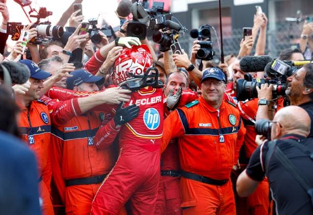 16 Charles Leclerc MCO, Scuderia Ferrari HP , F1 Grand Prix of Monaco at Circuit de Monaco on May 26, 2024 in Monte Carlo, Monaco Photo by HOCH ZWEI Monte Carlo Monaco