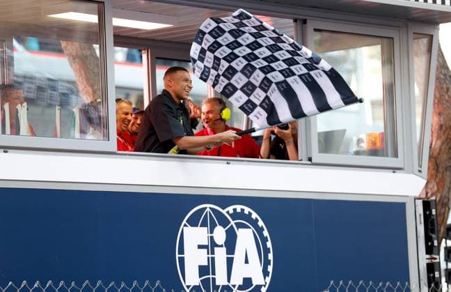 Kylian Mbappe FRA , F1 Grand Prix of Monaco at Circuit de Monaco on May 26, 2024 in Monte Carlo, Monaco Photo by HOCH ZWEI Monte Carlo Monaco