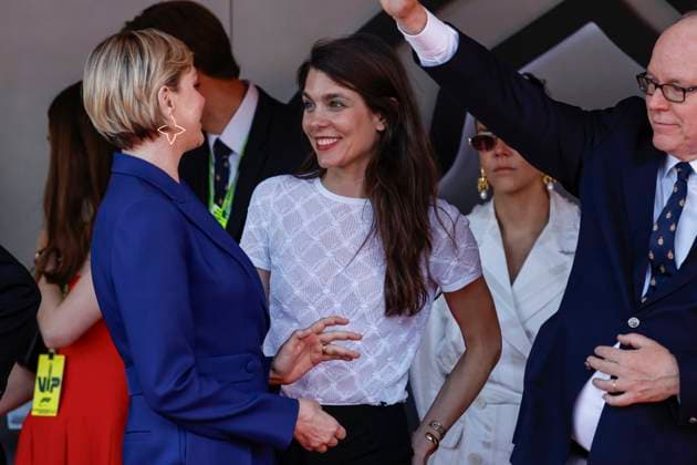 Princess Charlene of Monaco, Charlotte Casiraghi, F1 Grand Prix of Monaco at Circuit de Monaco on May 26, 2024 in Monte Carlo, Monaco Photo by HOCH ZWEI Monte Carlo Monaco