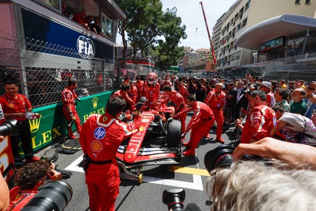 16 Charles Leclerc MCO, Scuderia Ferrari HP , F1 Grand Prix of Monaco at Circuit de Monaco on May 26, 2024 in Monte Carlo, Monaco Photo by HOCH ZWEI Monte Carlo Monaco