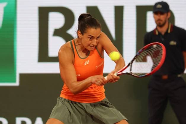 ROLAND GARROS 2024 Thierry Larret Maxppp. Tennis. Roland Garros 2024. Internationaux de France de tennis. Stade Roland Garros, Paris (75). Court Philippe Chatrier : Eva LYS (GER) vs Caroline GARCIA (FRA) PARIS (75) STADE ROLAND GARROS PARIS ILE DE FRANCE FRANCE  Copyright: xThierryxLarret MAXPPPxThierryxLarretx TL_20240526_2525 0481403522st