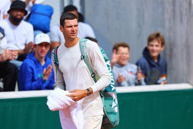 2024.05.26 Paryz Tenis French Open Roland Garros 2024 Hubert Hurkacz Trening N Z Hubert Hurkacz Foto Pawel Andrachiewicz PressFocus 2024.05.26 Paris Tennis French Open Roland Garros 2024 Hubert Hurkacz Trening Hubert Hurkacz Photo Pawel Andrachiewicz PressFocus NEWSPIX.PL --- Newspix.pl  20240526_PF_PA001