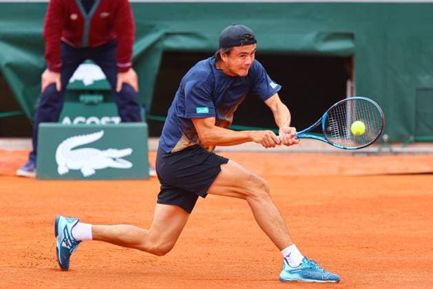 2024.05.26 Paryz Tenis French Open Roland Garros 2024 Andrey Rublev - Taro Daniel N Z Taro Daniel Foto Pawel Andrachiewicz PressFocus 2024.05.26 Paris Tennis French Open Roland Garros 2024 Andrey Rublev - Taro Daniel Taro Daniel Photo Pawel Andrachiewicz PressFocus NEWSPIX.PL --- Newspix.pl  20240526_PF_PA171