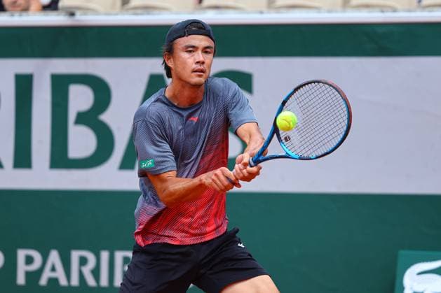 2024.05.26 Paryz Tenis French Open Roland Garros 2024 Andrey Rublev - Taro Daniel N Z Taro Daniel Foto Pawel Andrachiewicz PressFocus 2024.05.26 Paris Tennis French Open Roland Garros 2024 Andrey Rublev - Taro Daniel Taro Daniel Photo Pawel Andrachiewicz PressFocus NEWSPIX.PL --- Newspix.pl  20240526_PF_PA190