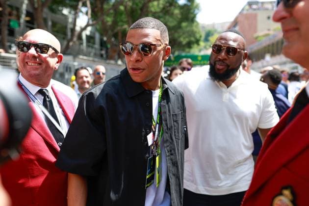Kylian Mbappe FRA , F1 Grand Prix of Monaco at Circuit de Monaco on May 26, 2024 in Monte Carlo, Monaco Photo by HOCH ZWEI Monte Carlo Monaco