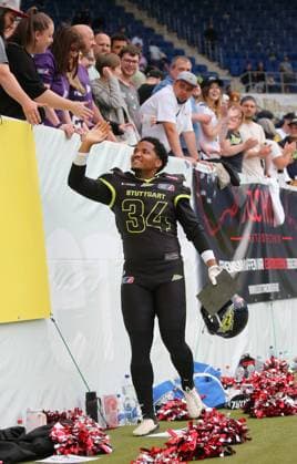 BAU 26 5 2024 Sinsheim American Football Stuttgart Surge vs Munich Ravens, LENNY KRIEG Stuttgart Surge