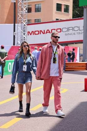 Loris Karius German football player , Diletta Leotta Italian presenter , MCO, Monaco, Formula 1 World Championship, Monaco Grand Prix, 26 05 2024 MCO, Formula 1 World Championship, Monaco Grand Prix, 26 05 2024 Monaco Copyright: xEibner-Pressefoto AnnikaxGrafx EP_AGF