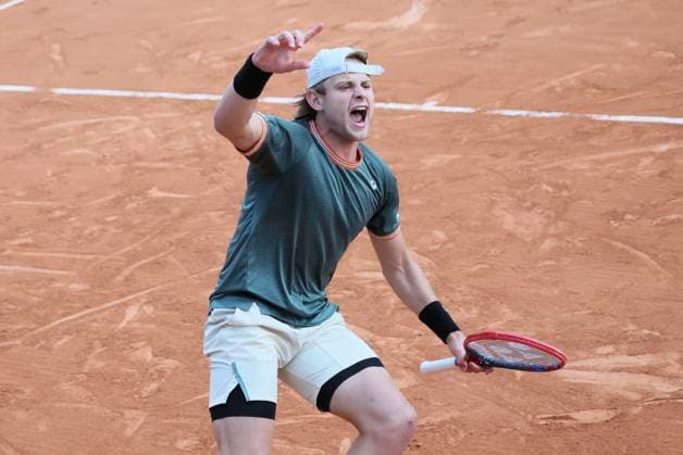 Belgian Zizou Bergs reacts and celebrates during the match between Belgian Bergs and Chilean Tabilo, in the first round of the men s singles, at the Roland Garros French Open tennis tournament, in Paris, France, Sunday 26 May 2024. This year s tournament takes place from 26 May to 09 June. BENOITxDOPPAGNE  x93433639x