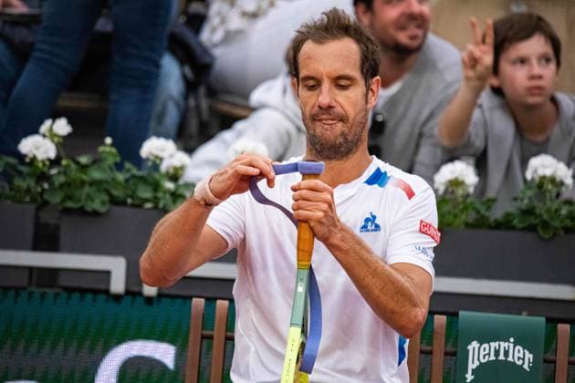 Richard Gasquet (FRA) TENNIS : Roland Garros 2024 - Paris - 26 05 2024 BaptisteAutissier Panoramic 