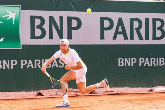 Alexandre Muller (FRA) TENNIS : Roland Garros 2024 - Paris - 26 05 2024 BaptisteAutissier Panoramic 