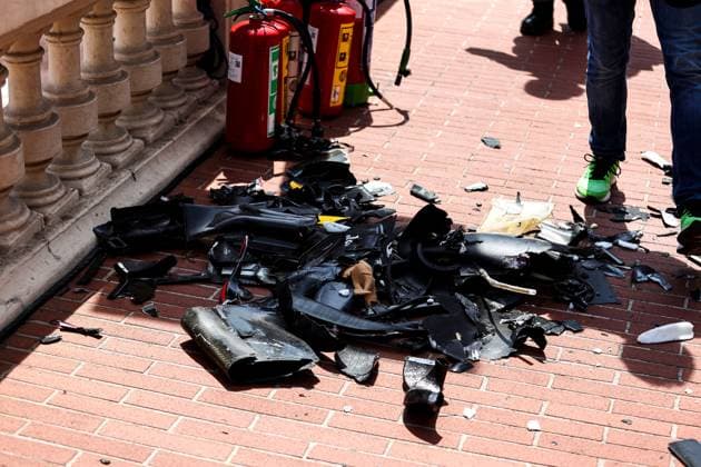 Debris from first lap incident, Race, F1 Grand Prix of Monaco, Monaco on May 26, 2024 in Monte Carlo, Monaco Photo by Diogo Cardoso DeFodi Images Debris from first lap incident, Race, F1 Grand Prix of Monaco, Monaco on May 26, 2024 in Monte Carlo, Monaco Photo by Diogo Cardoso DeFodi Images Defodi 645 f1mon20240526 4761 Defodi-645