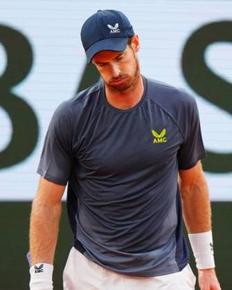 Andy Murray in first round action French Open Tennis, Day 1, Tennis, Roland Garros, Paris, France - 26 May 2024  Copyright: xJavierxGarcia Shutterstockx 14496647fl