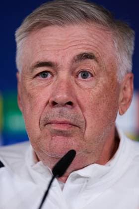 Carlo Ancelotti head coach of Real Madrid CF during the team training session at the Real Madrid Open Media Day ahead of the UEFA Champions League Final against Borussia Dortmund at Valdebebas training ground on May 27, 2024 in Madrid, Spain (Photo by: LGM Panoramic) FOOTBALL : media day - Real Madrid - 27 05 2024 LGM Panoramic 