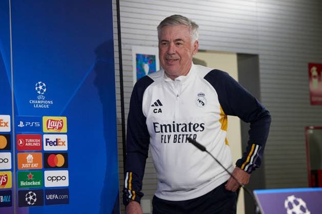 Real Madrid head coach Carlo Ancelotti Real Madrid media day, Madrid, Spain - 27 May 2024  Copyright: xRubenxAlbarran Shutterstockx 14510087b