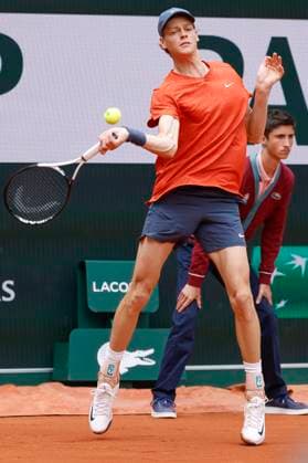 May 27, 2024, Paris, Paris, France: Jannik Sinner(ITA) in action during the tennis Grand Slamt of Roland Garros 2024, day 1, match between Christopher Eubanks (USA) and Jannik Sinner(ITA) at Roland Garros Stadium - on May 23 2024.Paris - France Paris France - ZUMAb253 20240527_zsp_b253_017 Copyright: xLoicxBaratouxx