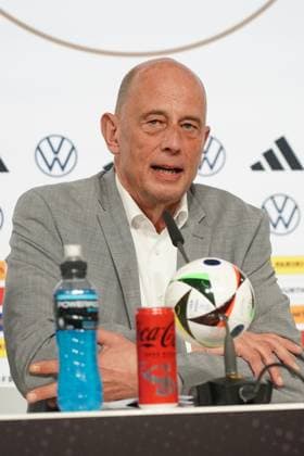 Welcome press conference with Thuringian Economics Minister Wolfgang Tiefensee, Blankenhain 27 05 2024 Training camp for the German national team in preparation for the European Championship, Golf Resort Weimarer Land