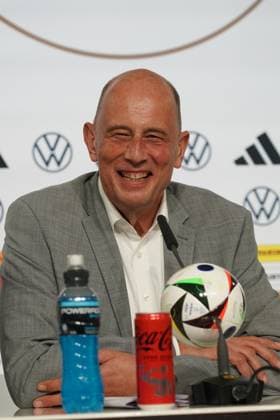 Welcome press conference with Thuringian Economics Minister Wolfgang Tiefensee, Blankenhain 27 05 2024 Training camp for the German national team in preparation for the European Championship, Golf Resort Weimarer Land
