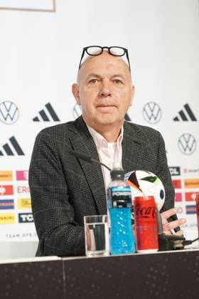 Welcome press conference with DFB President Bernd Neuendorf Blankenhain 27 05 2024 Training camp for the German national team in preparation for the European Championship, Golf Resort Weimarer Land