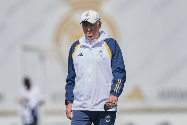 Real Madrid head coach Carlo Ancelotti Real Madrid media day, Madrid, Spain - 27 May 2024  Copyright: xRubenxAlbarran Shutterstockx 14510087bu