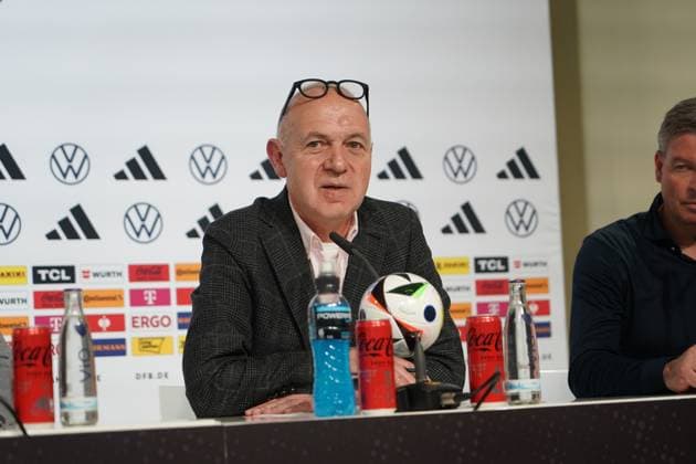DFB President Bernd Neuendorf Blankenhain 27 05 2024 Training camp for the German national team in preparation for the European Championship, Golf Resort Weimarer Land