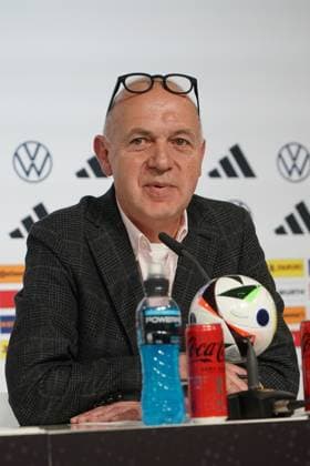 DFB President Bernd Neuendorf Blankenhain 27 05 2024 Training camp for the German national team in preparation for the European Championship, Golf Resort Weimarer Land