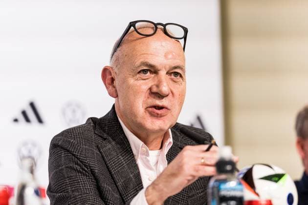 DFB training camp kick-off press conference 27 05 2024 Bernd Neuendorf DFB President DFB training camp kick-off press conference Blankenhain, Schloss Blankenhain on 27 05 2024 Copyright: xBEAUTIFULxSPORTS Wunderlx