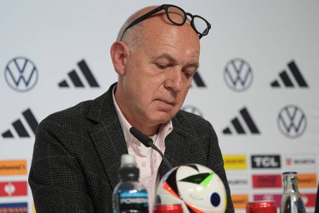 DFB President Bernd Neuendorf Blankenhain 27 05 2024 Training camp for the German national team in preparation for the European Championship, Golf Resort Weimarer Land