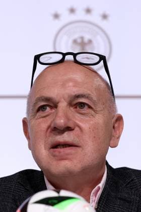 European Football Championship training camp kick-off PK on 27 05 2024 at Blankenhain Castle in Blankenhain Bernd Neuendorf DFB President xMSx
