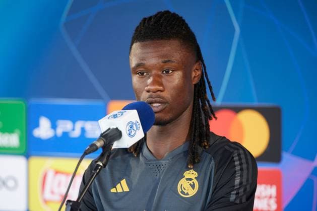Eduardo Camavinga of Real Madrid CF Real Madrid media day, Madrid, Spain - 27 May 2024  Copyright: xRubenxAlbarran Shutterstockx 14510087dy