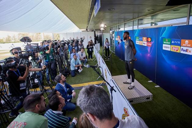 Antonio Rudiger of Real Madrid CF Real Madrid media day, Madrid, Spain - 27 May 2024  Copyright: xRubenxAlbarran Shutterstockx 14510087dr