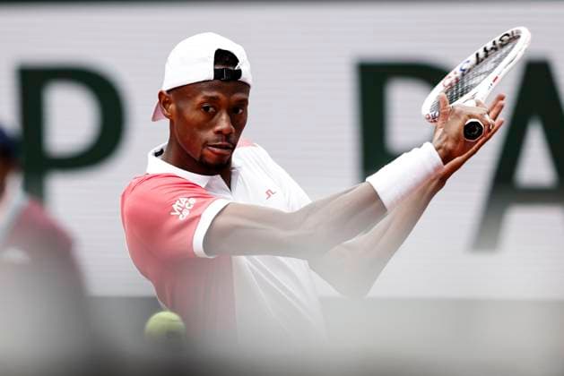 TENNIS - French Open 2024 PARIS,FRANCE,27.MAY.24 - TENNIS - ATP, Tennis Herren World Tour, French Open, Roland Garros, Grand Slam. Image shows Christopher Eubanks (USA).  GEPAxpictures xPatrickxSteiner