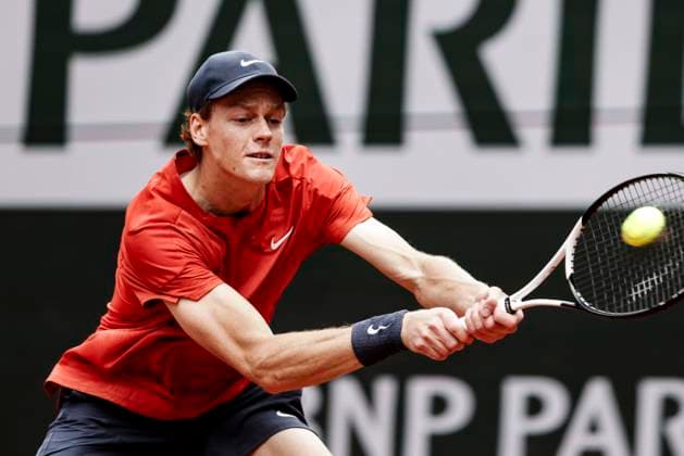 TENNIS - French Open 2024 PARIS,FRANCE,27.MAY.24 - TENNIS - ATP, Tennis Herren World Tour, French Open, Roland Garros, Grand Slam. Image shows Jannik Sinner (ITA).  GEPAxpictures xPatrickxSteiner