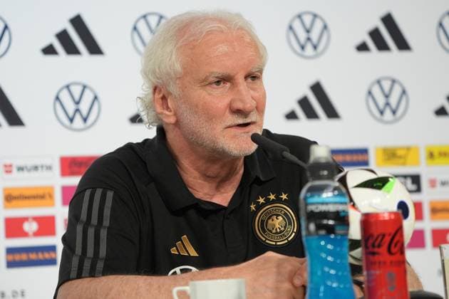 Sports Director Rudi Völler Germany Germany Blankenhain 27 05 2024 Training camp for the German national team in preparation for the European Championship, Golf Resort Weimarer Land
