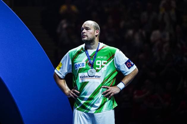 Paul Drux Fuechse Berlin, 95 GER, SG Flensburg Handewitt vs Fuechse Berlin, Handball, EHF European League, Final, Season 2023 2024, 26 05 2024 GER, SG Flensburg Handewitt vs Fuechse Berlin, Handball, EHF European League, Final, Season 2023 2024, 26 05 2024 Hamburg Copyright: xEibnerxPressefoto MarcelxvonxFehrnx EP_MFN
