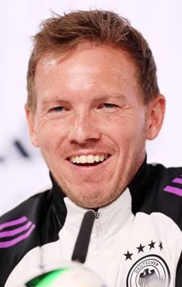 DFB press conference national team Blankenhain, 27 05 2024, Media Center in Blankenhain Castle , Thuringia Training camp of the German national soccer team ahead of UEFA EURO 2024 , Press conference In the picture national coach Julian Nagelsmann , Picture Point