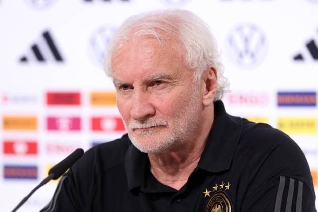 European Football Championship Training Camp Sports PK on 27 05 2024 at Blankenhain Castle in Blankenhain Rudi Völler Director National Teams Germany xMSx