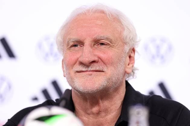 European Football Championship Training Camp Sports PK on 27 05 2024 at Blankenhain Castle in Blankenhain Rudi Völler Director National Teams Germany xMSx